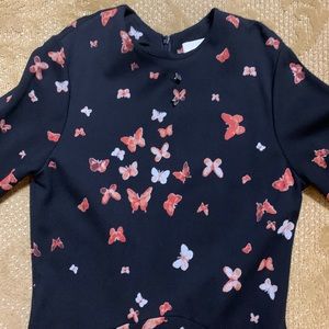 Girls long sleeve butterfly dress